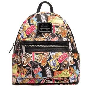 Loungefly- Star Wars Kawaii Stickers Allover Print